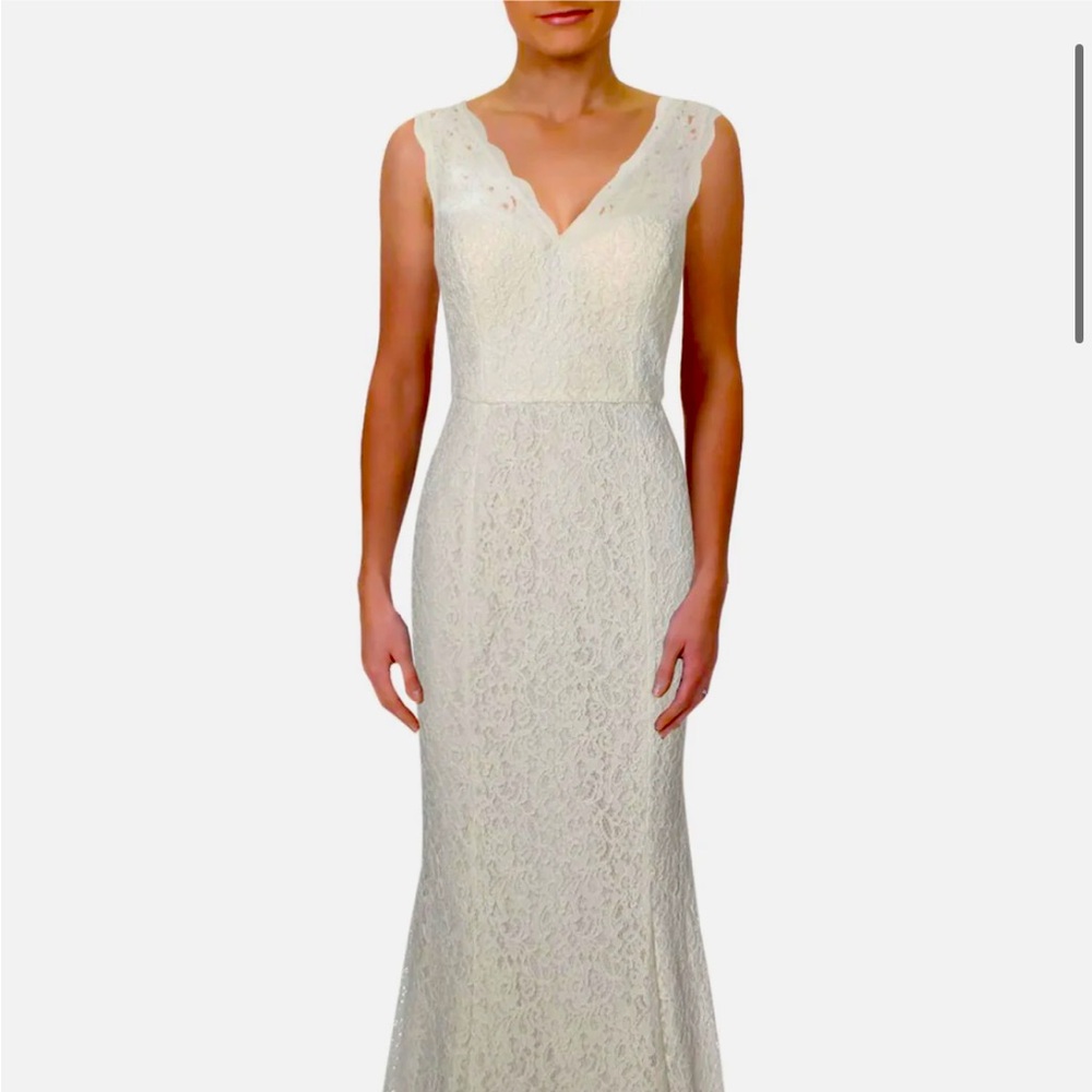 Adrianna Papell Womens Lace Sleeveless Evening Dress Size 8. New with Tags!
